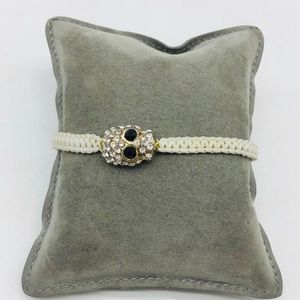 Embellished Skull Toggle Adjustable.